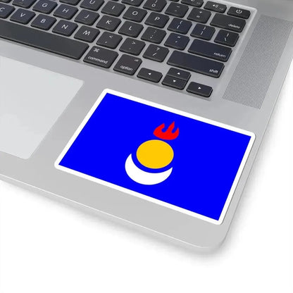 Flag of the Inner Mongolian Peoples Party 2006-05-29 (China) STICKER Vinyl Kiss-Cut Decal - The Sticker Space