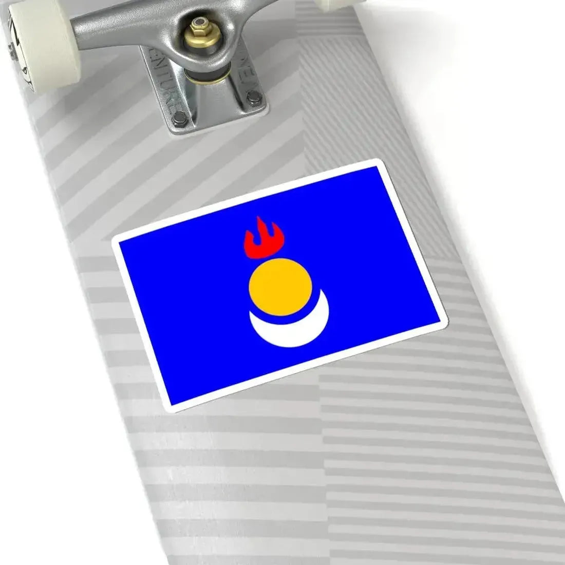Flag of the Inner Mongolian Peoples Party 2006-05-29 (China) STICKER Vinyl Kiss-Cut Decal - The Sticker Space