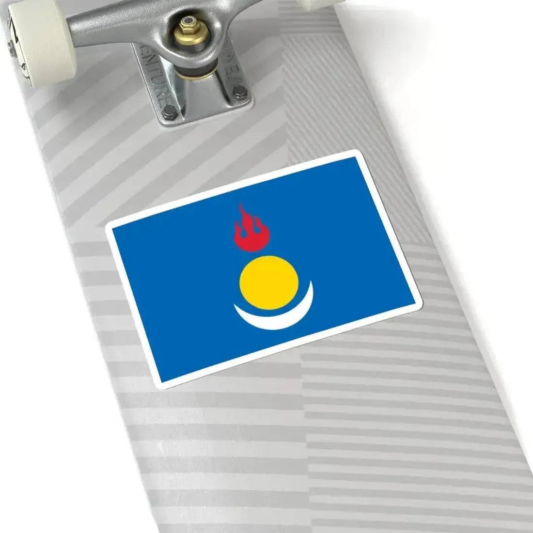 Flag of the Inner Mongolian Peoples Party (China) STICKER Vinyl Kiss-Cut Decal - The Sticker Space