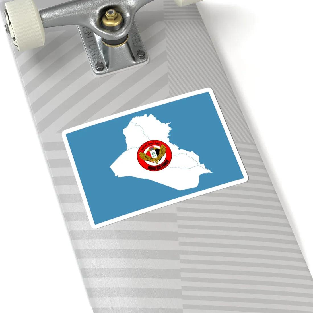 Flag of the Iraqi Air Force (Iraq) STICKER Vinyl Kiss-Cut Decal - The Sticker Space