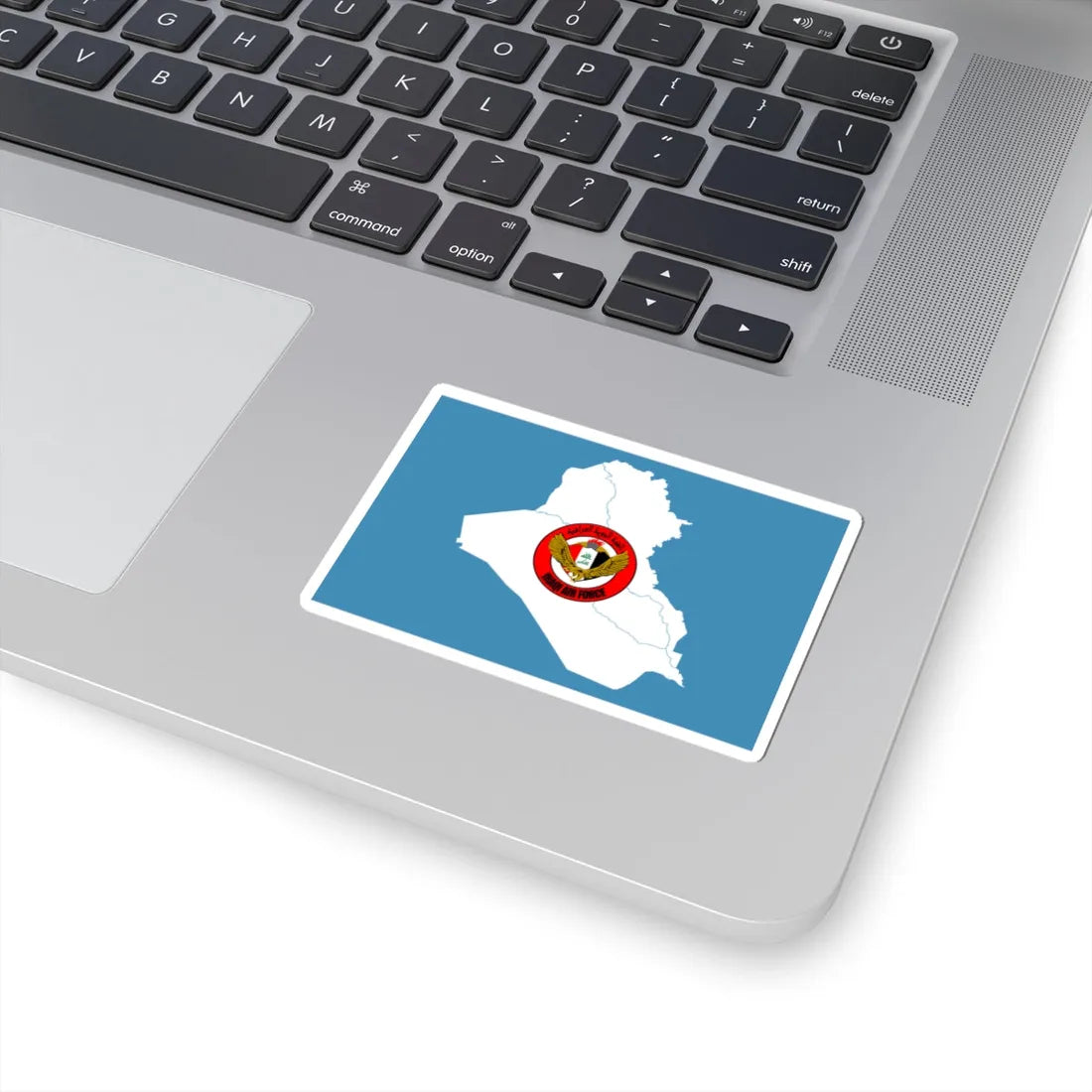 Flag of the Iraqi Air Force (Iraq) STICKER Vinyl Kiss-Cut Decal - The Sticker Space