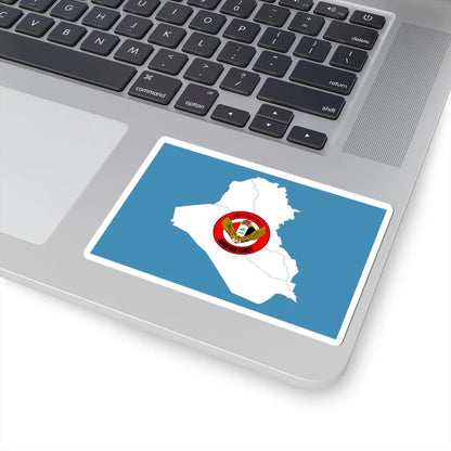 Flag of the Iraqi Air Force (Iraq) STICKER Vinyl Kiss-Cut Decal - The Sticker Space