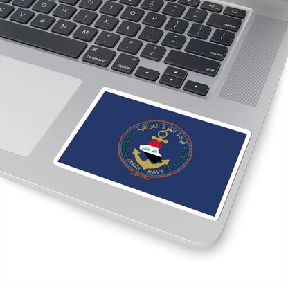 Flag of the Iraqi Navy (Iraq) STICKER Vinyl Kiss-Cut Decal - The Sticker Space