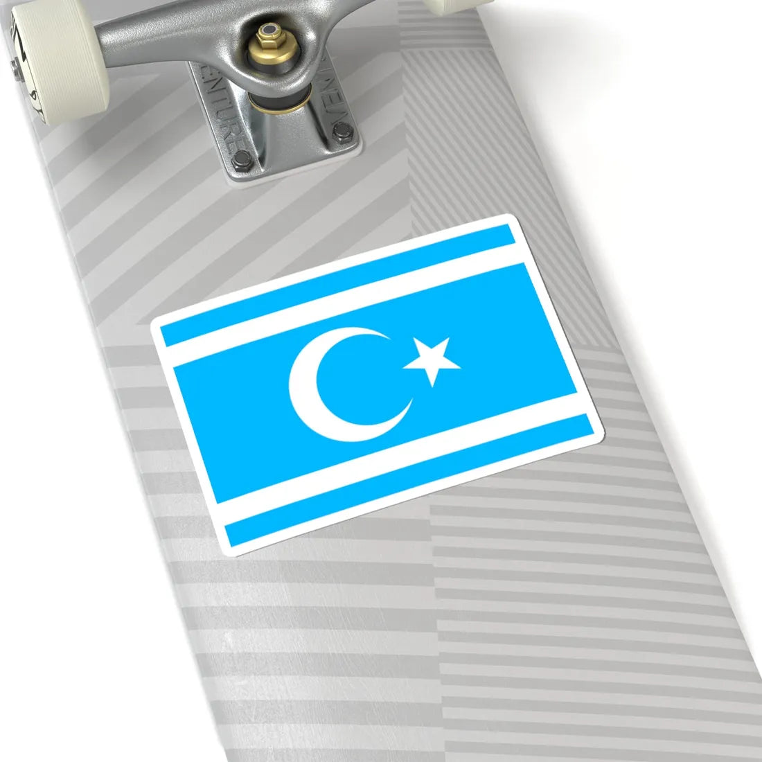 Flag of the Iraqi Turkmen Front (Iraq) STICKER Vinyl Kiss-Cut Decal - The Sticker Space