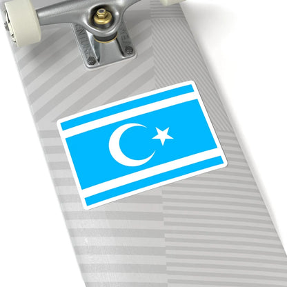 Flag of the Iraqi Turkmen Front (Iraq) STICKER Vinyl Kiss-Cut Decal - The Sticker Space