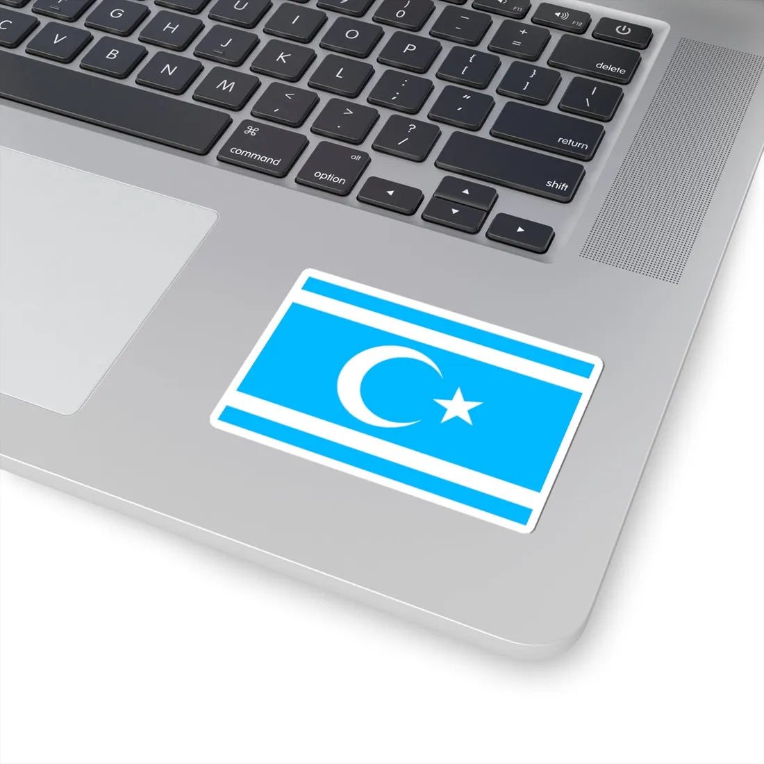 Flag of the Iraqi Turkmen Front (Iraq) STICKER Vinyl Kiss-Cut Decal - The Sticker Space