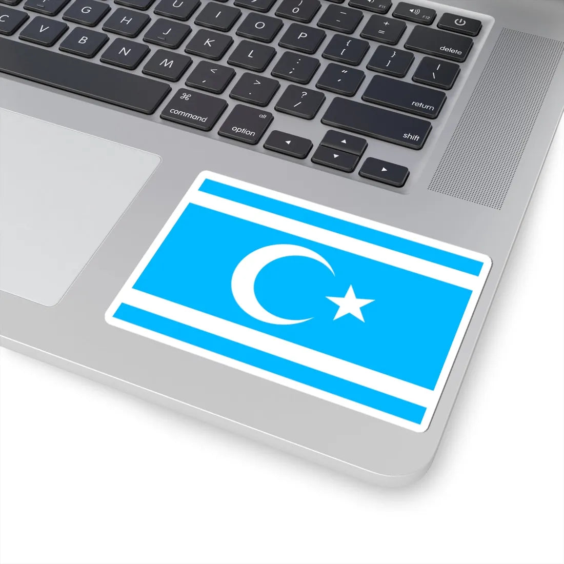 Flag of the Iraqi Turkmen Front (Iraq) STICKER Vinyl Kiss-Cut Decal - The Sticker Space