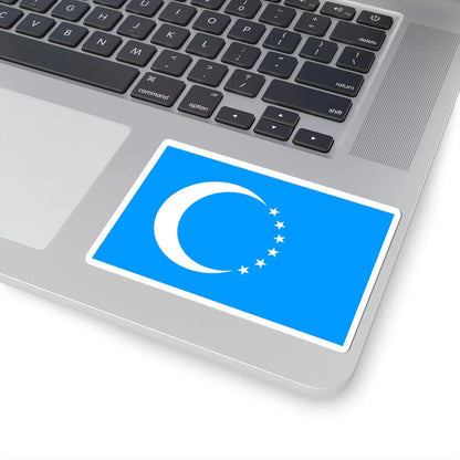 Flag of the Iraqi Turkmen (Iraq) STICKER Vinyl Kiss-Cut Decal - The Sticker Space