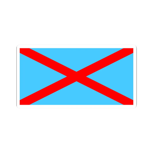 Flag of the Irish Blueshirts (Ireland) STICKER Vinyl Kiss-Cut Decal 2 Inch White - The Sticker Space