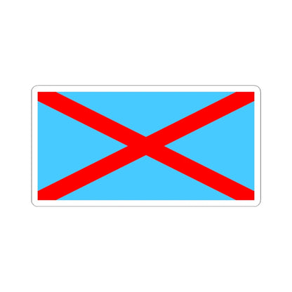 Flag of the Irish Blueshirts (Ireland) STICKER Vinyl Kiss-Cut Decal 6 Inch White - The Sticker Space