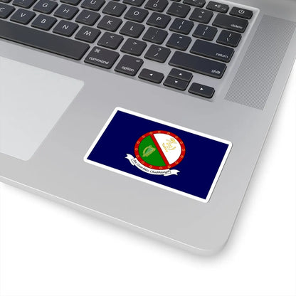 Flag of the Irish Naval Service (Ireland) STICKER Vinyl Kiss-Cut Decal - The Sticker Space