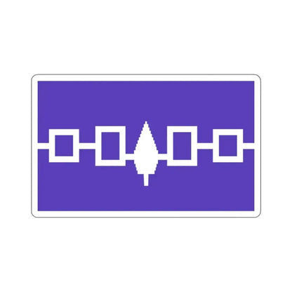 Flag of the Iroquois Confederacy STICKER Vinyl Die-Cut Decal 2 Inch - The Sticker Space