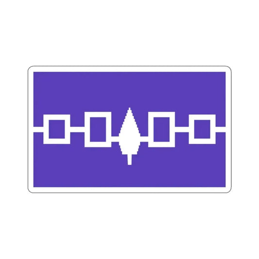 Flag of the Iroquois Confederacy STICKER Vinyl Die-Cut Decal 2 Inch - The Sticker Space