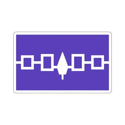 Flag of the Iroquois Confederacy STICKER Vinyl Die-Cut Decal 6 Inch - The Sticker Space
