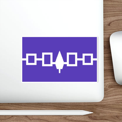 Flag of the Iroquois Confederacy STICKER Vinyl Die-Cut Decal-The Sticker Space