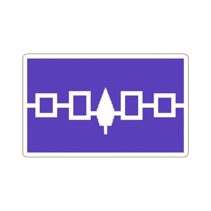 Flag of the Iroquois Confederacy STICKER Vinyl Die-Cut Decal - The Sticker Space