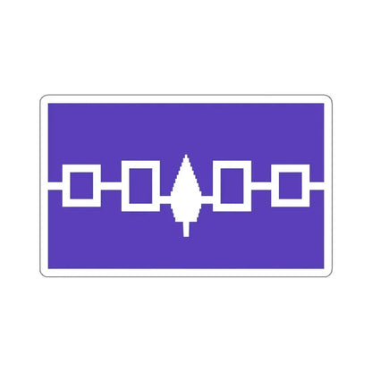 Flag of the Iroquois Confederacy STICKER Vinyl Die-Cut Decal - The Sticker Space