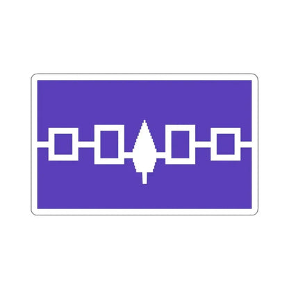 Flag of the Iroquois Confederacy STICKER Vinyl Die-Cut Decal - The Sticker Space