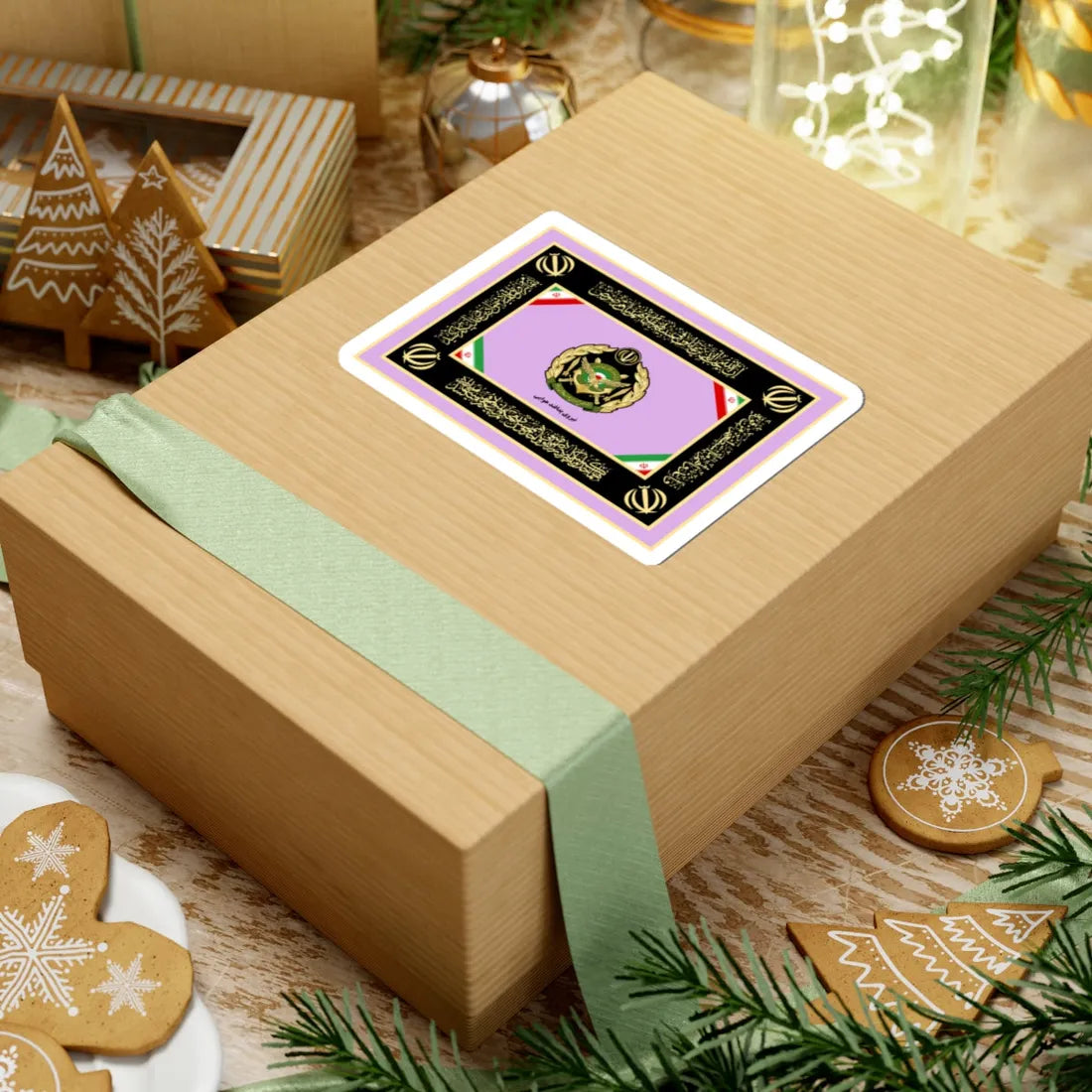 Flag of the Islamic Republic of Iran Air Defense Force of Army (Iran) STICKER Vinyl Kiss-Cut Decal - The Sticker Space