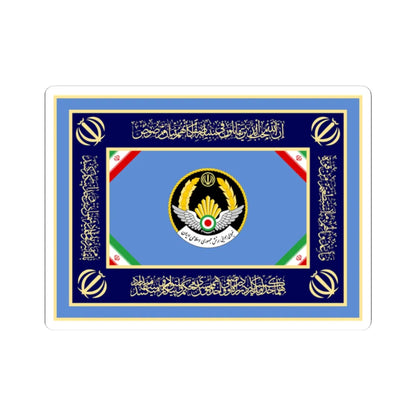 Flag of the Islamic Republic of Iran Air Force (Iran) STICKER Vinyl Kiss-Cut Decal 2 Inch White - The Sticker Space