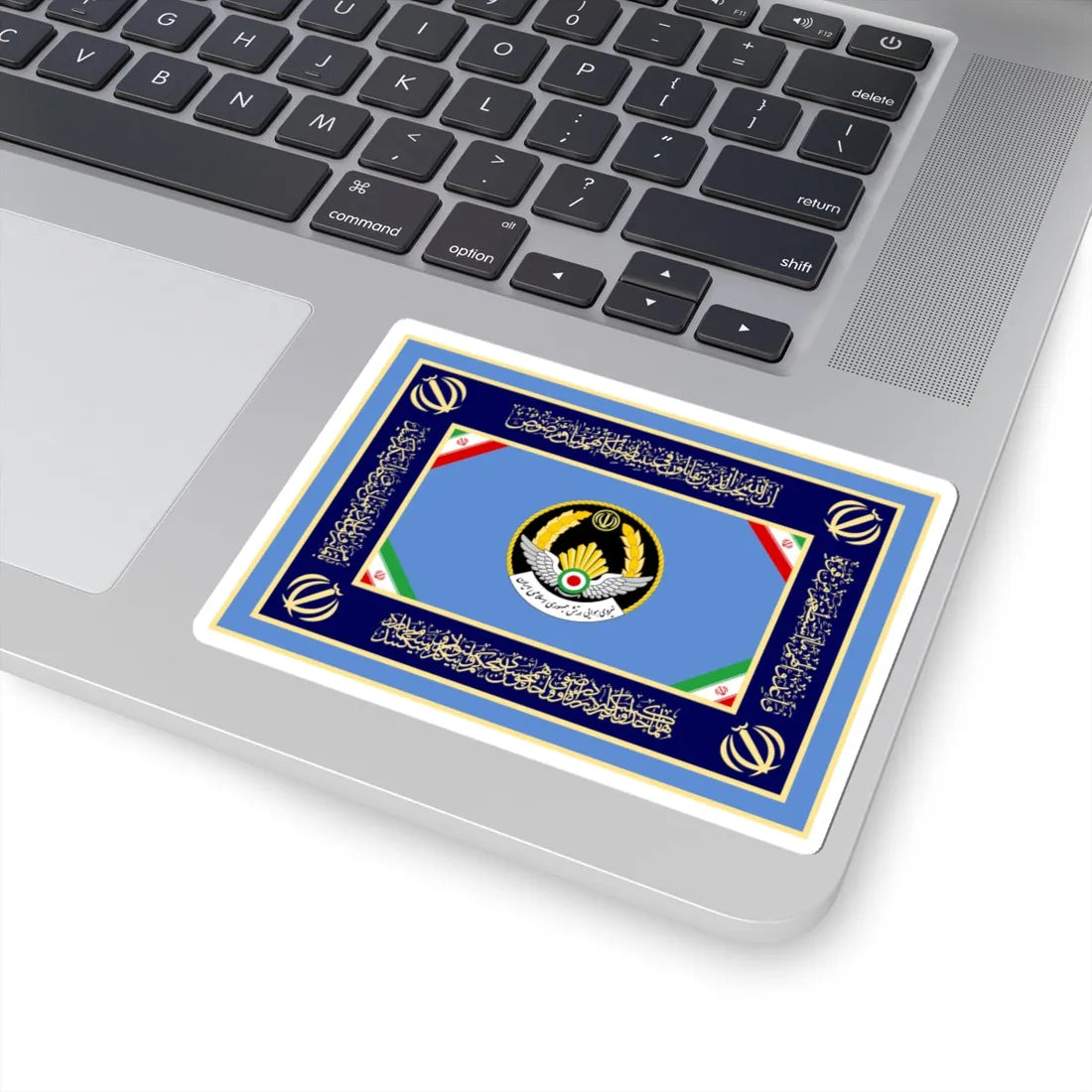 Flag of the Islamic Republic of Iran Air Force (Iran) STICKER Vinyl Kiss-Cut Decal - The Sticker Space