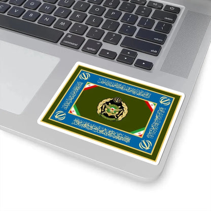 Flag of the Islamic Republic of Iran Army (Iran) STICKER Vinyl Kiss-Cut Decal - The Sticker Space