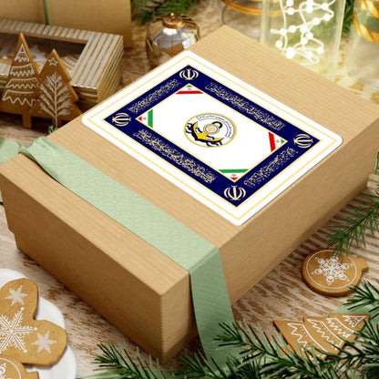 Flag of the Islamic Republic of Iran Navy (Iran) STICKER Vinyl Kiss-Cut Decal - The Sticker Space