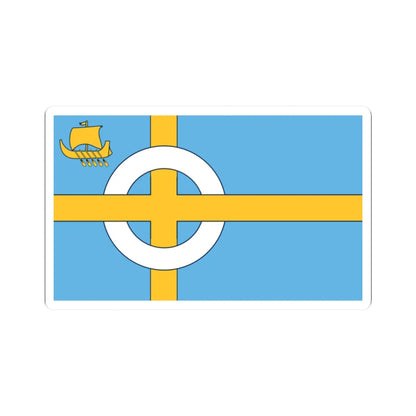 Flag of the Isle of Skye (Scotland) STICKER Vinyl Kiss-Cut Decal 2 Inch White - The Sticker Space