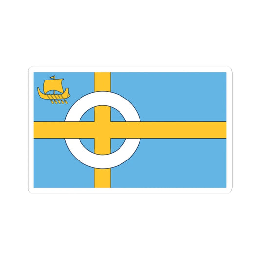 Flag of the Isle of Skye (Scotland) STICKER Vinyl Kiss-Cut Decal 2 Inch White - The Sticker Space