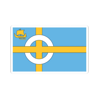 Flag of the Isle of Skye (Scotland) STICKER Vinyl Kiss-Cut Decal 3 Inch White - The Sticker Space