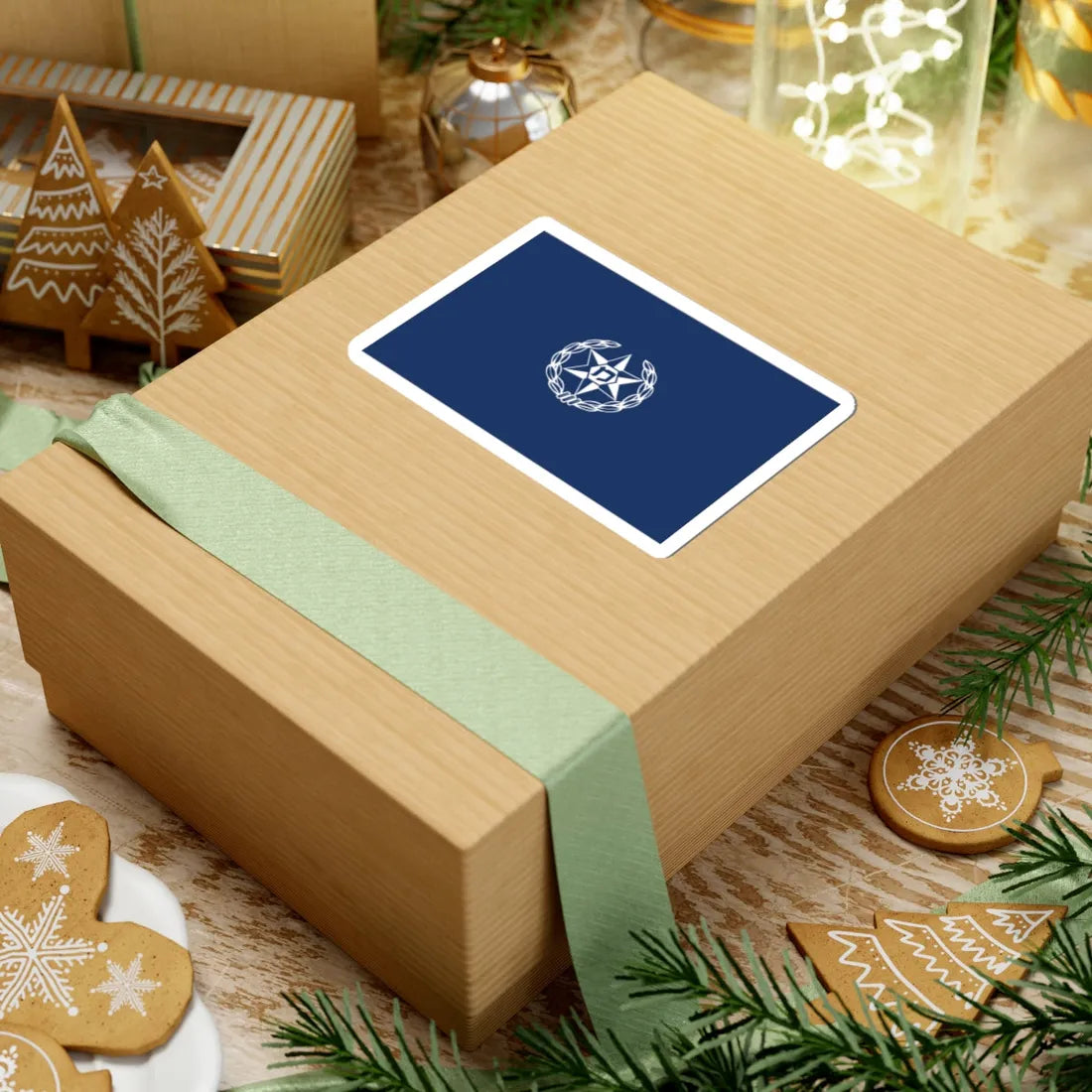 Flag of the Israel Police (Israel) STICKER Vinyl Kiss-Cut Decal - The Sticker Space