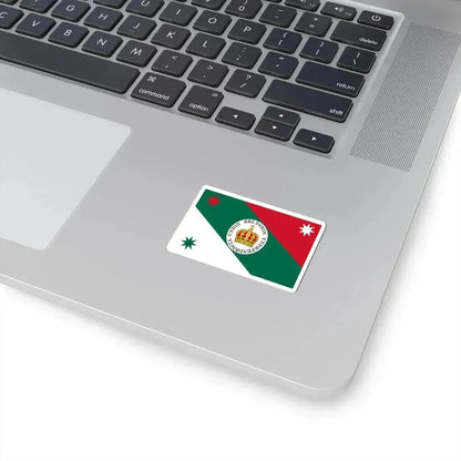 Flag of the Iturbides Infantry (Belize) STICKER Vinyl Kiss-Cut Decal - The Sticker Space