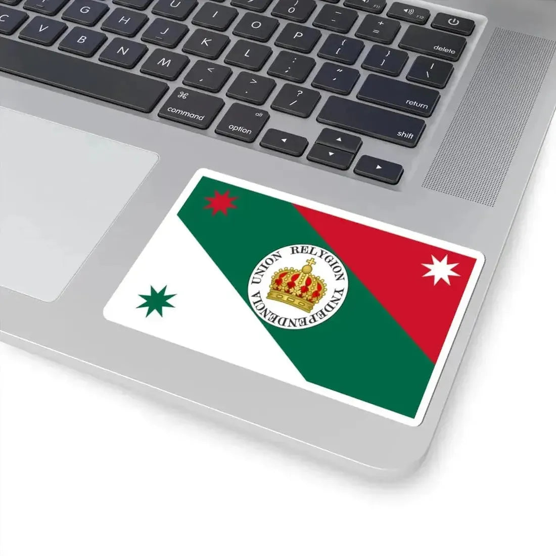 Flag of the Iturbides Infantry (Belize) STICKER Vinyl Kiss-Cut Decal - The Sticker Space