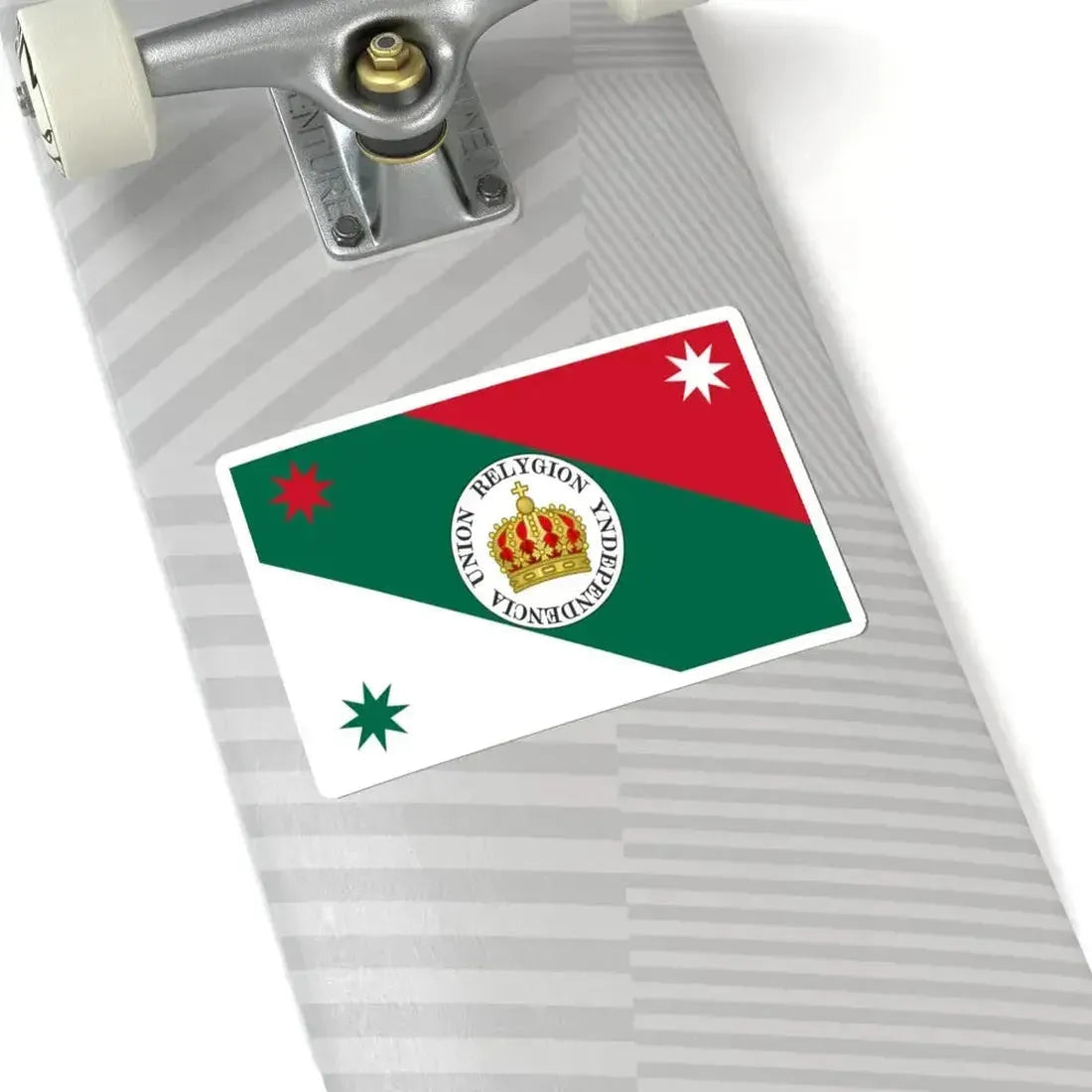 Flag of the Iturbides Infantry (Belize) STICKER Vinyl Kiss-Cut Decal - The Sticker Space