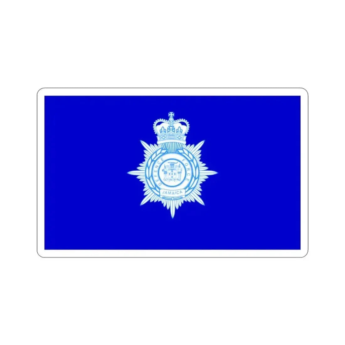 Flag of the Jamaica Defence Force STICKER Vinyl Die-Cut Decal 2 Inch - The Sticker Space