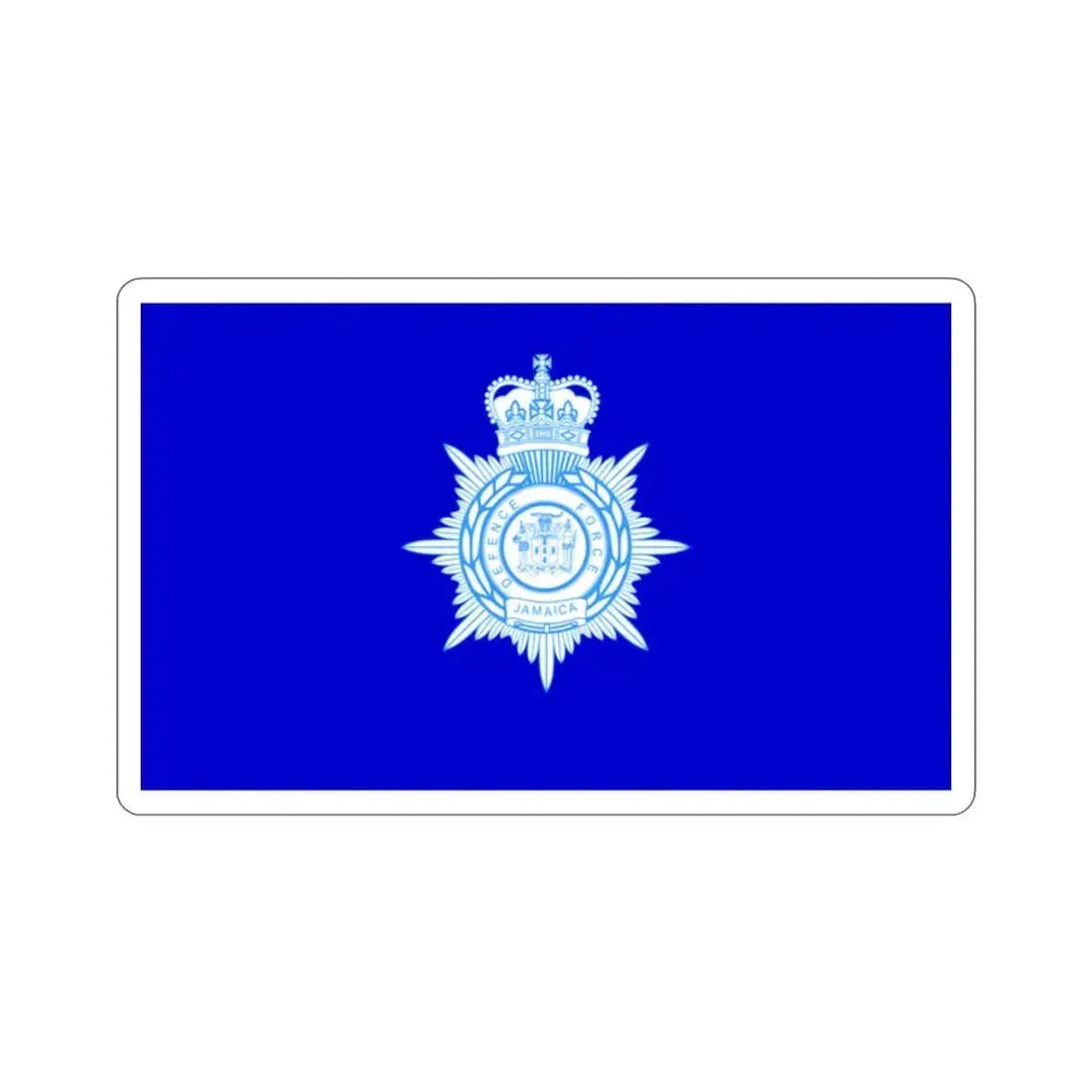 Flag of the Jamaica Defence Force STICKER Vinyl Die-Cut Decal 2 Inch - The Sticker Space