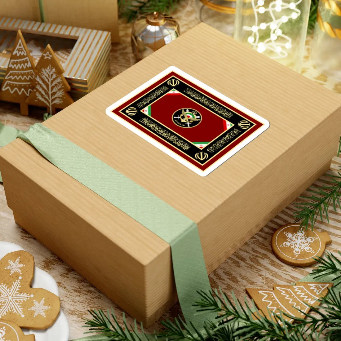 Flag of the Joint Staff of the Islamic Republic of Iran Army (Iran) STICKER Vinyl Kiss-Cut Decal - The Sticker Space