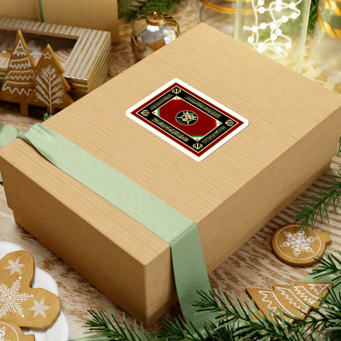 Flag of the Joint Staff of the Islamic Republic of Iran Army (Iran) STICKER Vinyl Kiss-Cut Decal - The Sticker Space