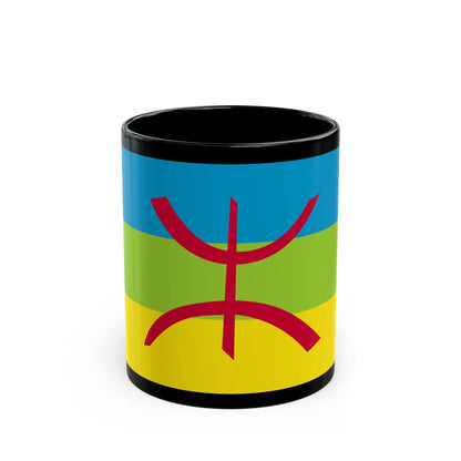 Flag of The Kabyle people Berber flag - Black Coffee Mug-11oz-The Sticker Space