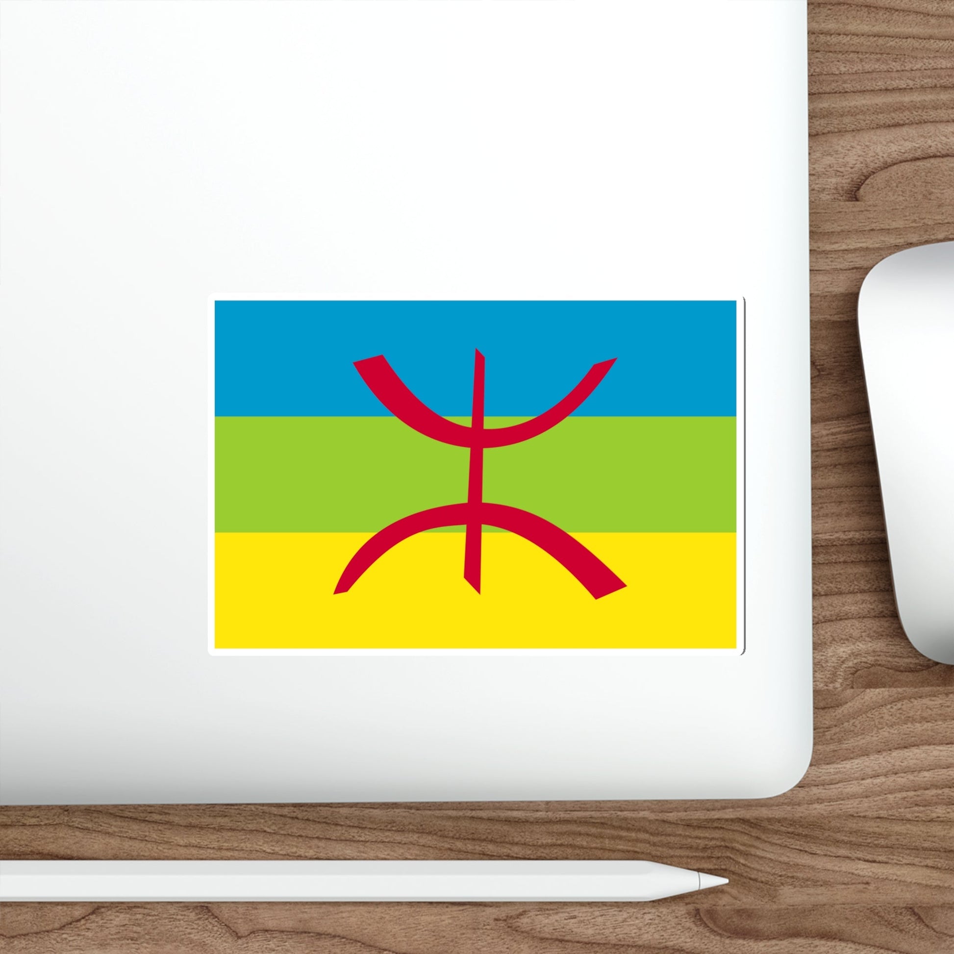 Flag of The Kabyle People Berber Flag STICKER Vinyl Die-Cut Decal-The Sticker Space