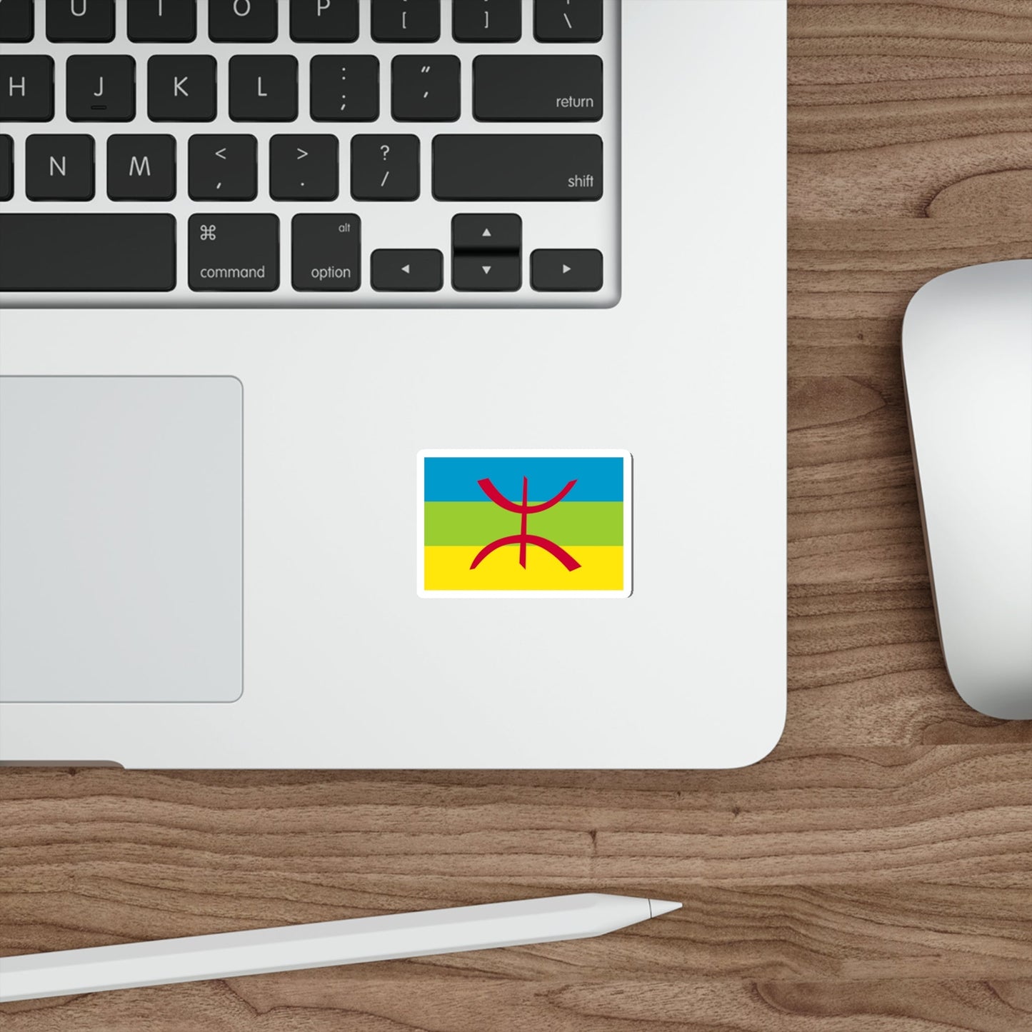 Flag of The Kabyle People Berber Flag STICKER Vinyl Die-Cut Decal-The Sticker Space