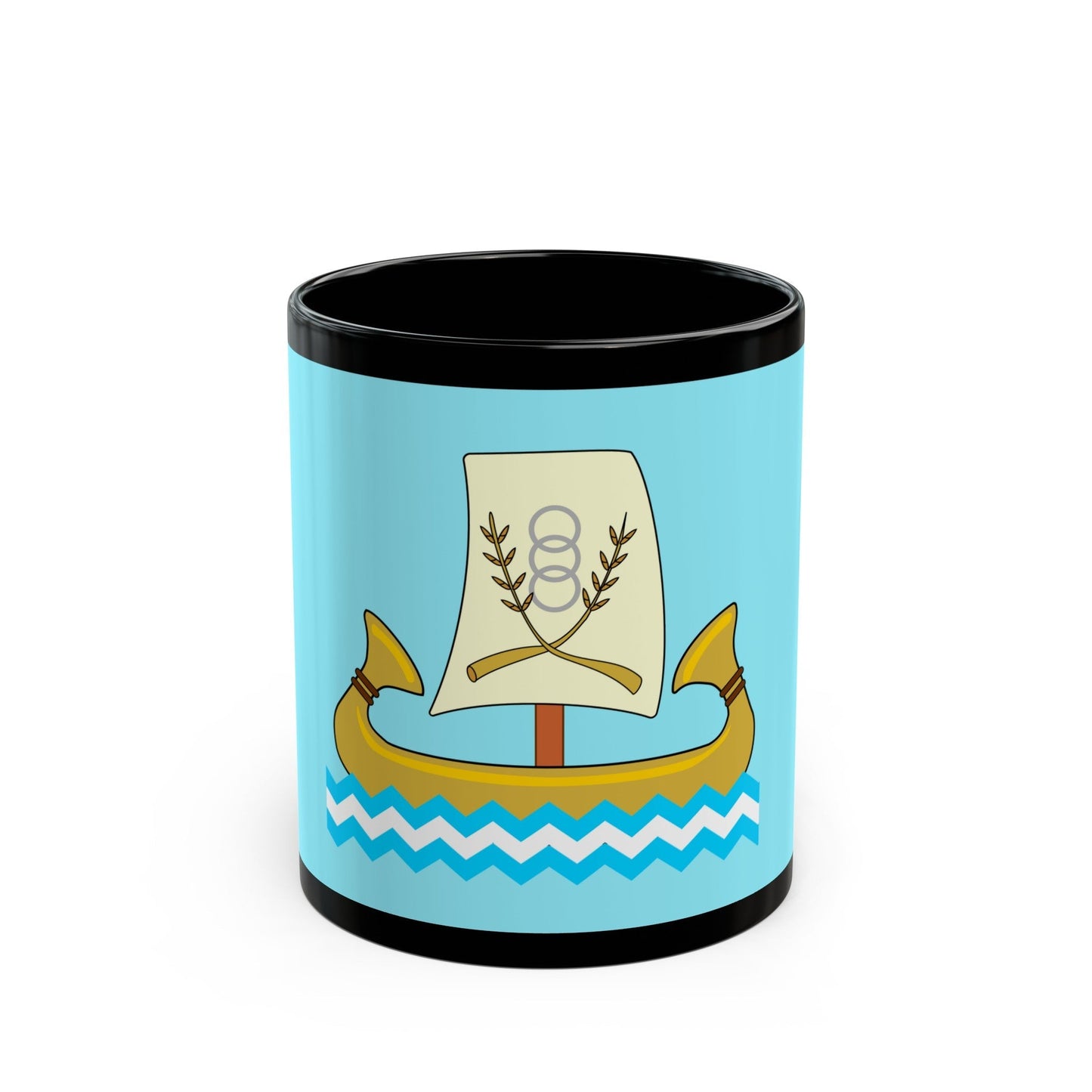 Flag of the Kafr el Sheikh Governorate Egypt - Black Coffee Mug-11oz-The Sticker Space