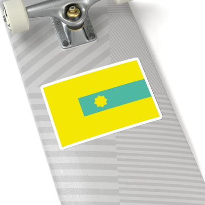 Flag of the Kampar Regency (Indonesia) STICKER Vinyl Kiss-Cut Decal - The Sticker Space