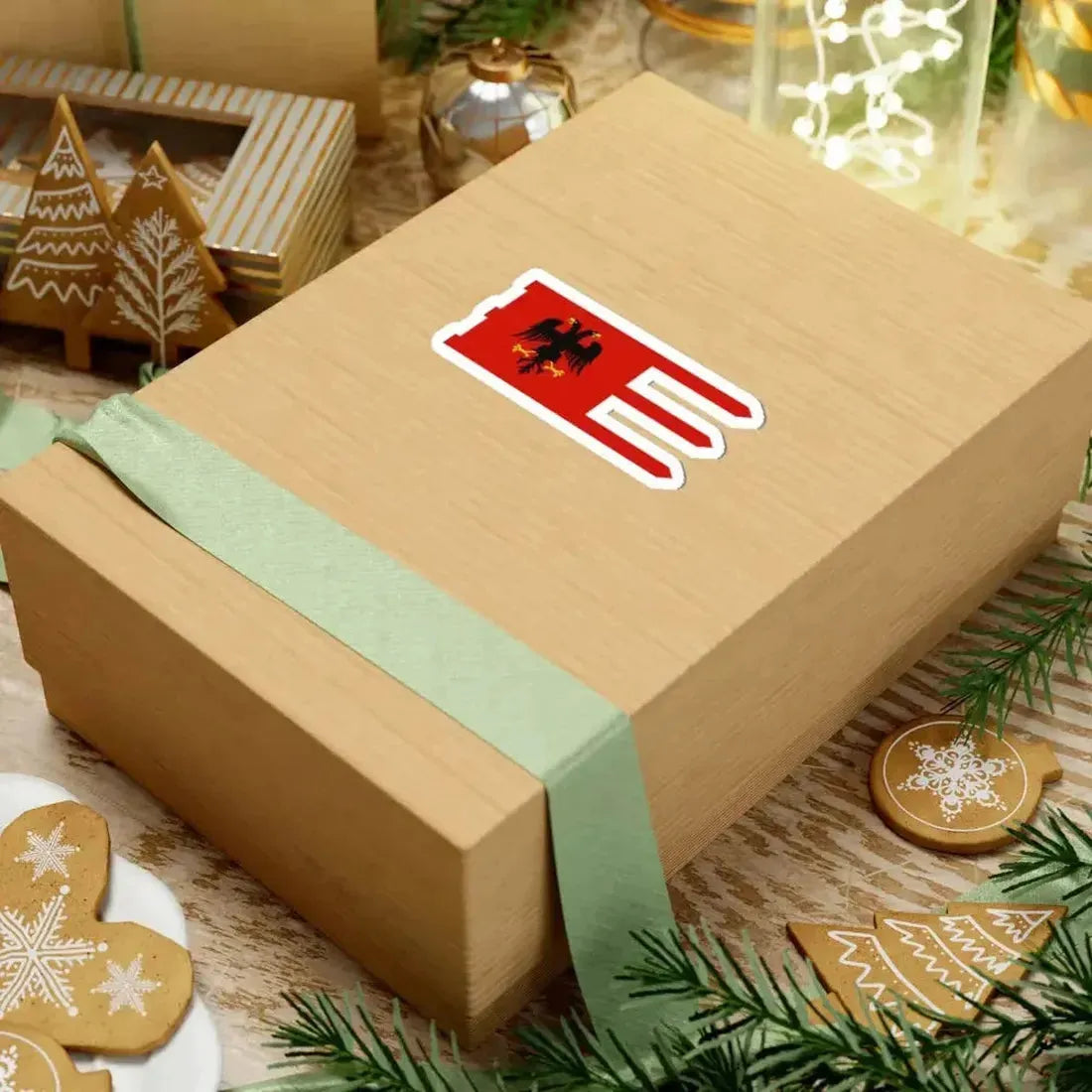 Flag of the Kastrioti principality (Albania) STICKER Vinyl Kiss-Cut Decal - The Sticker Space