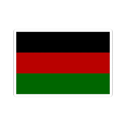 Flag of the Kenya African Union (Kenya) STICKER Vinyl Kiss-Cut Decal 3 Inch White - The Sticker Space