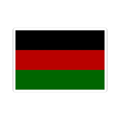 Flag of the Kenya African Union (Kenya) STICKER Vinyl Kiss-Cut Decal 6 Inch White - The Sticker Space