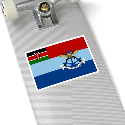 Flag of the Kenya Defence Forces (Kenya) STICKER Vinyl Kiss-Cut Decal - The Sticker Space