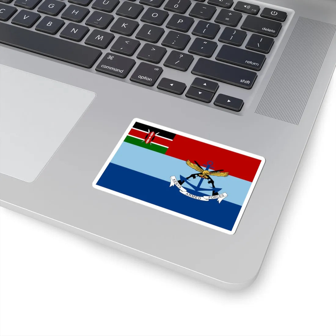 Flag of the Kenya Defence Forces (Kenya) STICKER Vinyl Kiss-Cut Decal - The Sticker Space