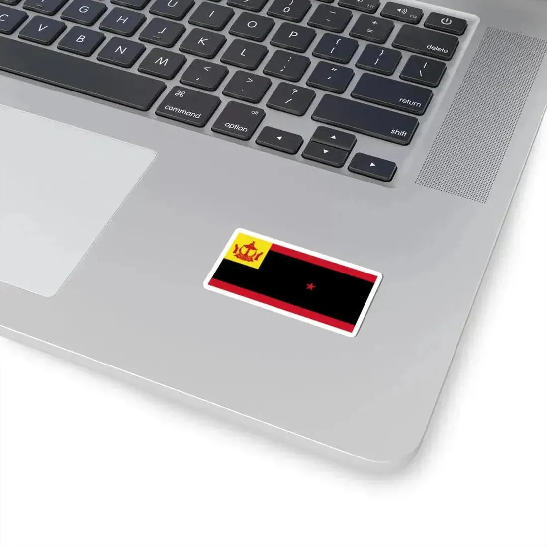 Flag of the Kepala Manteri Darat (Brunei) STICKER Vinyl Kiss-Cut Decal - The Sticker Space
