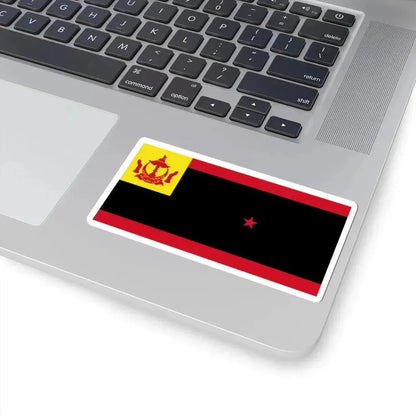Flag of the Kepala Manteri Darat (Brunei) STICKER Vinyl Kiss-Cut Decal - The Sticker Space